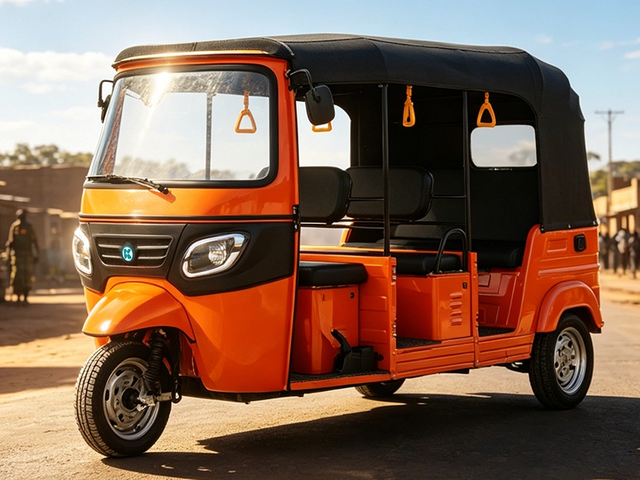 KYD2500DZK 3-row Electric Passenger Tricycle